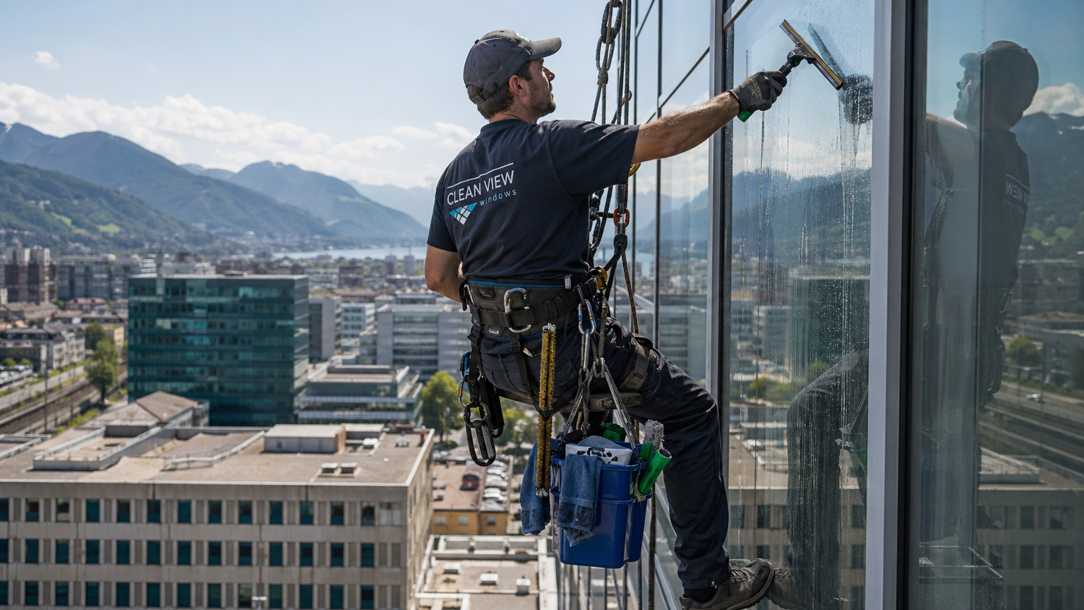 Fensterreinigung: Von der Wohnung bis zum Hochhaus – Methoden und Techniken